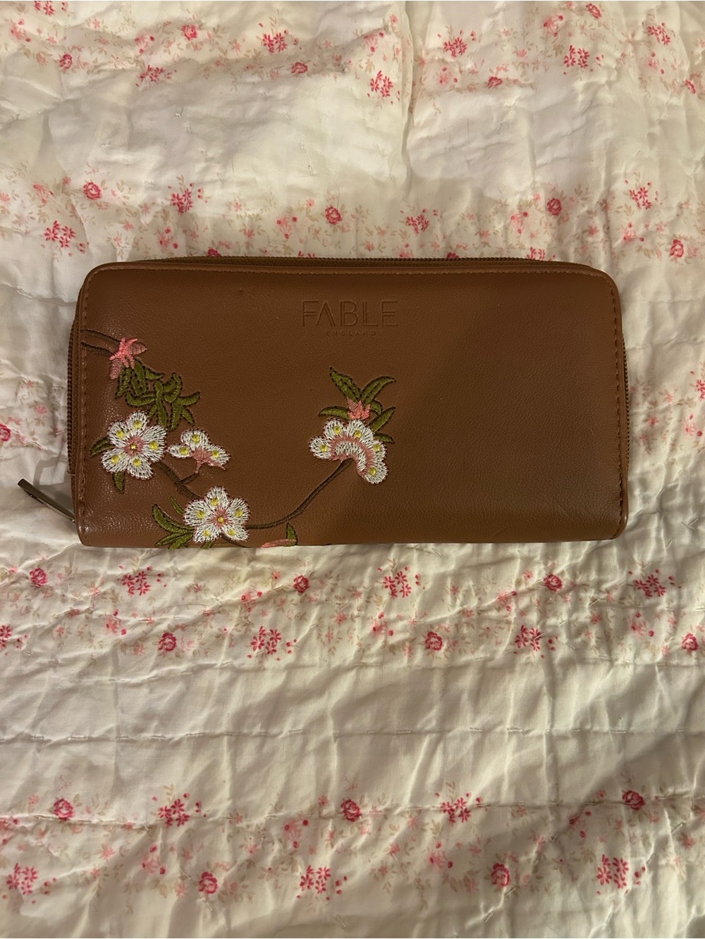 Fable England floral wallet